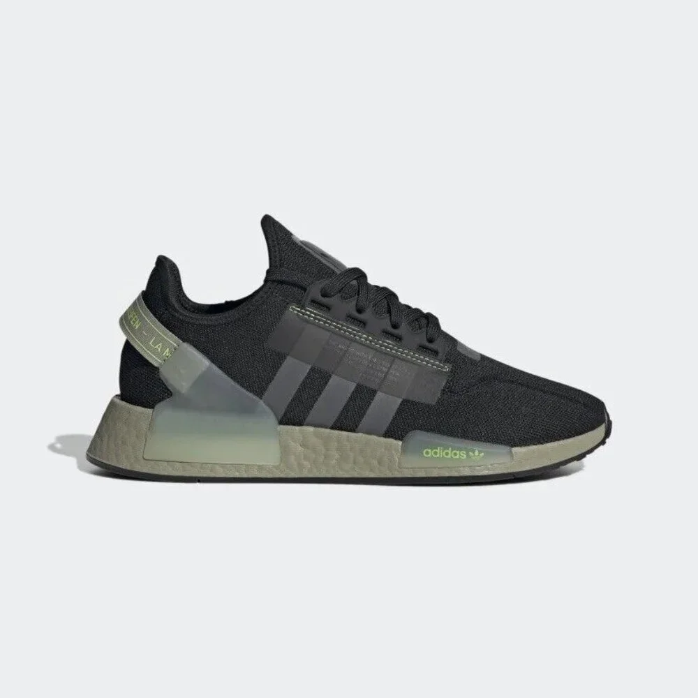 13M - [NEW] Men's adidas‎ NMD_R1 V2 Shoes Black GY6166